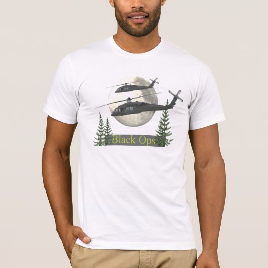 黒いopsのティー tシャツ (正面)