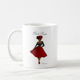 黒いPinupsのマグ-カルメン コーヒーマグカップ