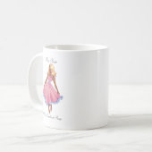 黒いPinupsのマグ- Audrey コーヒーマグカップ (正面左)