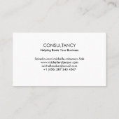 黒いqrと写真 名刺 (裏面)