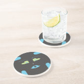 黒いSponap Coaster.ai コースター (側面)