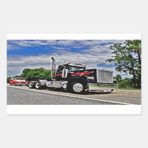 黒いSuperlinerのステッカーで 長方形シール