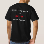 黒いTシャツ Tシャツ (裏面)