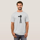 黒いWindmill.png Tシャツ (正面フル)