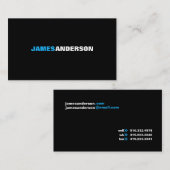 黒いX 名刺 (正面/裏面)