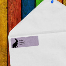 黒うさぎのシルエット霜降り