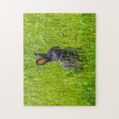 黒うさぎパズル ジグソーパズル (縦)