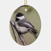 黒おおわれた《鳥》アメリカゴガラ セラミックオーナメント (右)