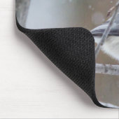 黒おおわれた《鳥》アメリカゴガラ-鳴き鳥 マウスパッド (コーナー)