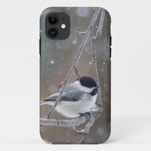 黒おおわれた《鳥》アメリカゴガラ-鳴き鳥 iPhone 11 ケース