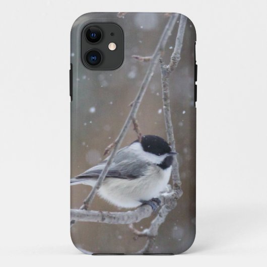 黒おおわれた《鳥》アメリカゴガラ-鳴き鳥 Case-Mate iPhoneケース (裏面)