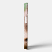 黒おおわれたcapuchin猿のクローズアップ Case-Mate iPhoneケース (裏面 / 右)