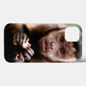 黒おおわれたcapuchin猿のクローズアップ Case-Mate iPhoneケース (裏面 (横))