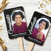 黒おめでとうグラード2フォトアーはっきりしたチホワイトスクリプト ハンドファン