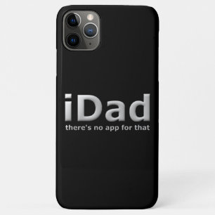 黒おもしろいパパ電話アプリジョーク iPhone 11 PRO MAXケース