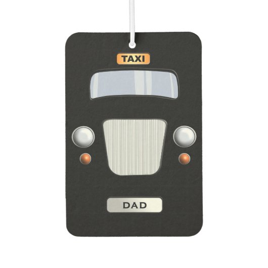 黒おもしろいパーソナライズされたタクシーカーエアーフレッシュナー カーエアーフレッシュナー (正面)