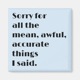 黒おもしろいモダン文字付き磁石 マグネット