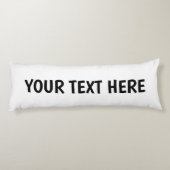 黒おもしろい口ひげカスタムベッドルームベッド ボディピロー (裏面)