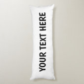 黒おもしろい口ひげカスタムベッドルームベッド ボディピロー (裏面 (縦))