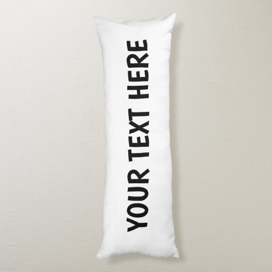 黒おもしろい口ひげカスタムベッドルームベッド ボディピロー (裏面 (縦))