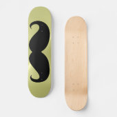 黒おもしろい口ひげ10 スケートボード (正面)