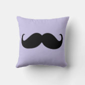 黒おもしろい口ひげ3 クッション (裏面)