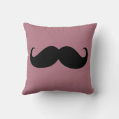 黒おもしろい口ひげ クッション (裏面)