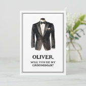 黒おもしろい服を着て下さい 招待状 (スタンド正面)