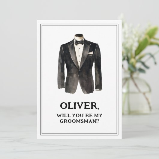 黒おもしろい服を着て下さい 招待状 (スタンド正面)