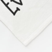 黒おもしろい猫だ素晴らしよ素晴らし全てFi フリースブランケット (角)