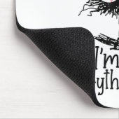 黒おもしろい猫だ素晴らしよ素晴らし全てFi マウスパッド (コーナー)