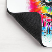 黒おもしろい猫だ素晴らしわけ素晴らしF マウスパッド (コーナー)