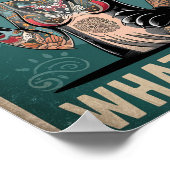 黒おもしろい猫タトゥーのポスター – 何を言わないで ポスター (角)