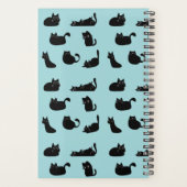 黒おもしろい猫 プランナー手帳 (裏面)