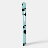 黒おもしろい猫 Case-Mate iPhoneケース (裏面 / 左)