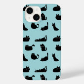 黒おもしろい猫 Case-Mate iPhoneケース (裏面)