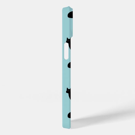 黒おもしろい猫 Case-Mate iPhoneケース (裏面 / 右)