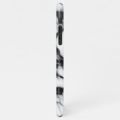 黒おもしろい白グッドモーニング目覚めセクシー iPhoneケース (左側)