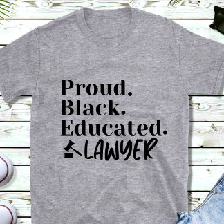 黒おもしろい誇りを持った弁護士Tシャツ Tシャツ