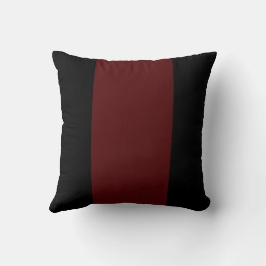 黒およびガーネットII装飾用クッション クッション (裏面)