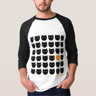 黒およびショウガ猫 Tシャツ