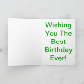 黒およびタンのCoonhound カード (内部)