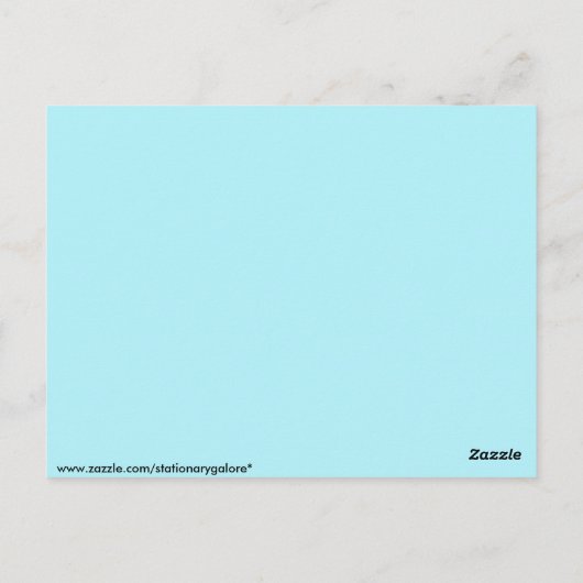 黒およびティール(緑がかった色)のモロッコのスタイルの幾何学的なパターン ポストカード (裏面)