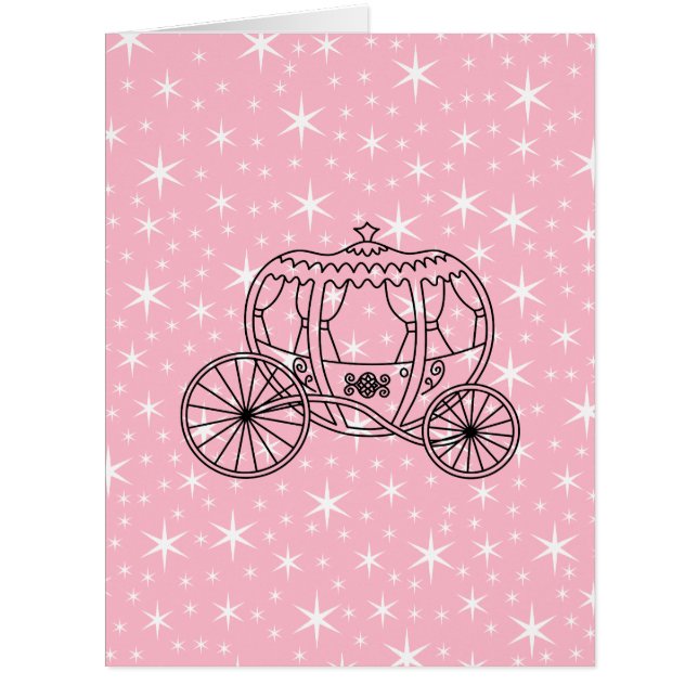 黒およびピンクのプリンセスのコーチのデザイン (正面)