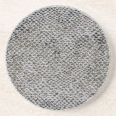 黒およびブラウンのスネークスキン コースター (正面)