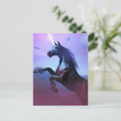 黒および威厳のあるはがき ポストカード (スタンド正面)