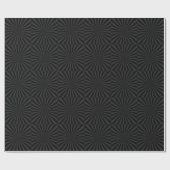 黒および木炭日曜日の破烈はこれをカスタマイズ ラッピングペーパー (フラット)