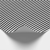 黒および色の選択は縞で飾ります ラッピングペーパー (角)