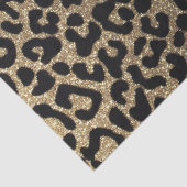 黒および金ゴールドのグリッター 薄葉紙 (詳細)