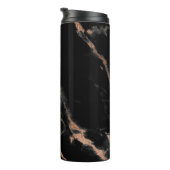 黒および金ゴールドの大理石のタンブラー タンブラー (回転右)